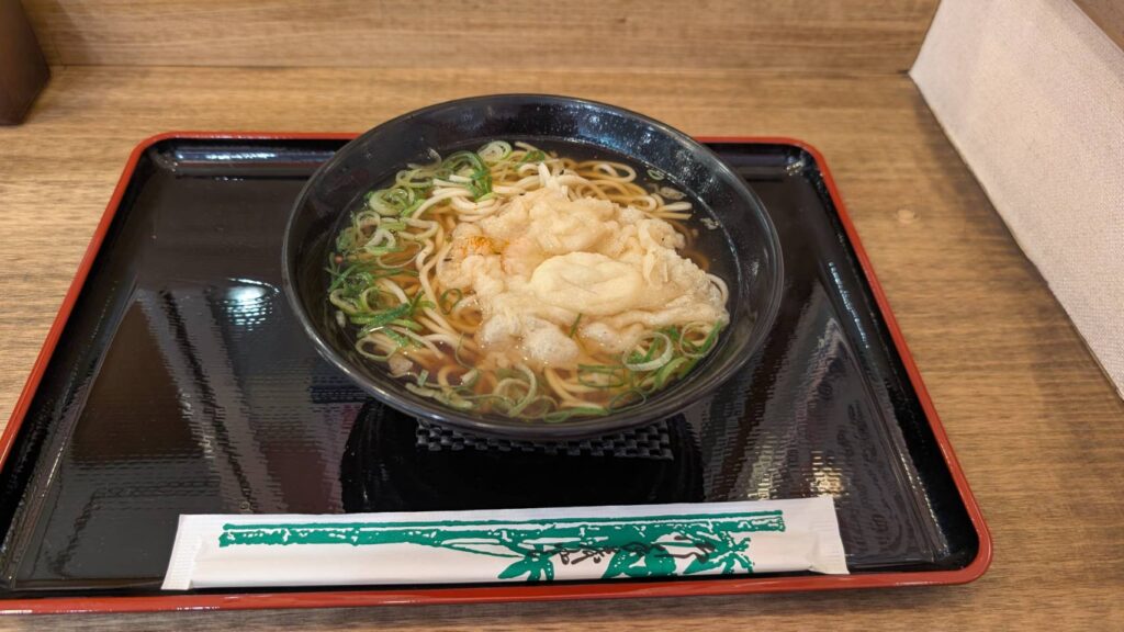 家庭教師の合間メシ「Maneki Dining 神戸さんちか店」天ぷらえきそば
