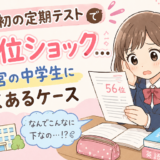 最初の定期テストで順位ショック…西宮の中学生によくあるケース